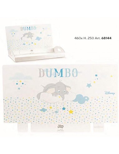 Formoso Vassoio Porta bomboniere Bianco e Inserto Dumbo Disney Celeste 43,5x29xh4,5cm Art 68144