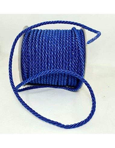 Nastro corda cordino 5 mm x 50 metri 3 capi Cordoncino (BLUETTE)