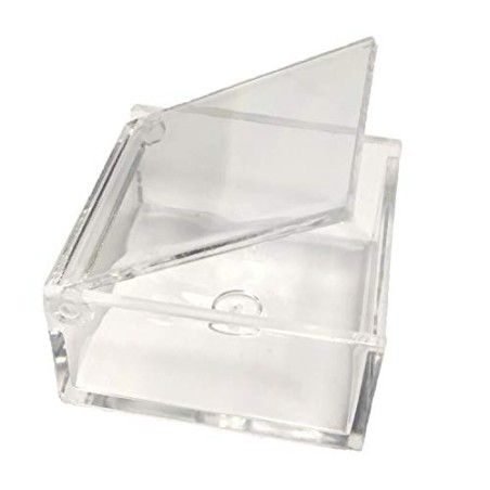Scatola quadrata in plexiglass trasparente 65X65X65 mm portaconfetti