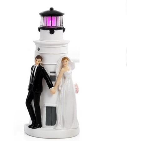 Cake topper sposi e faro...