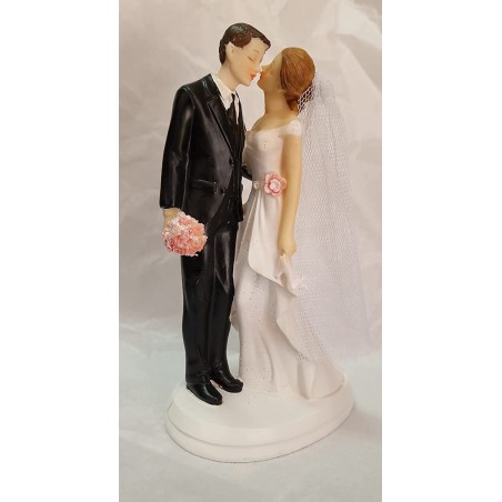 Cake topper sposi in resina...