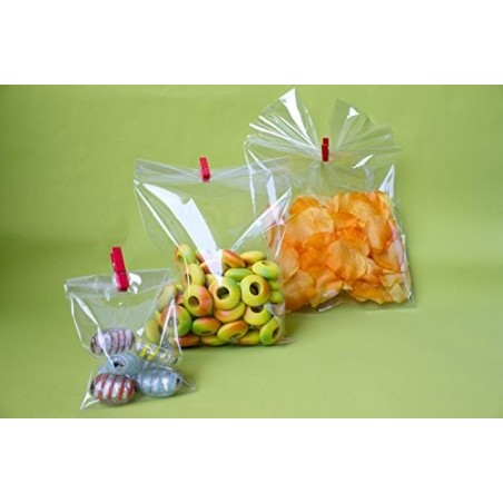 PuntoCasaStore Buste Trasparenti Sacchetti per Alimenti 100 pz, 15x25cm 2