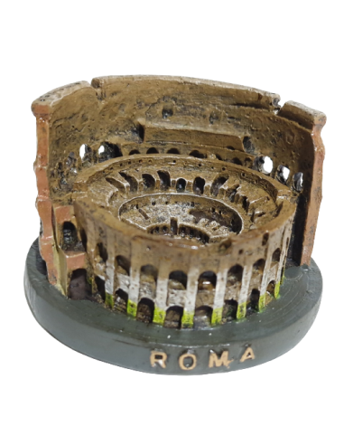 COLOSSEO ROMA 3D IN RESINA L.8xH.4,5 CM SOUVENIR ITALIA ARTE E STORIA BY PABEN