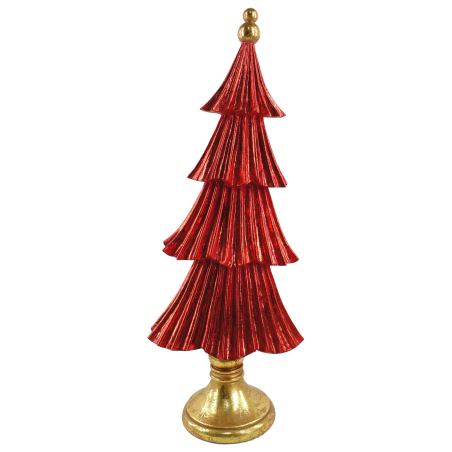 Albero rosso oro in...
