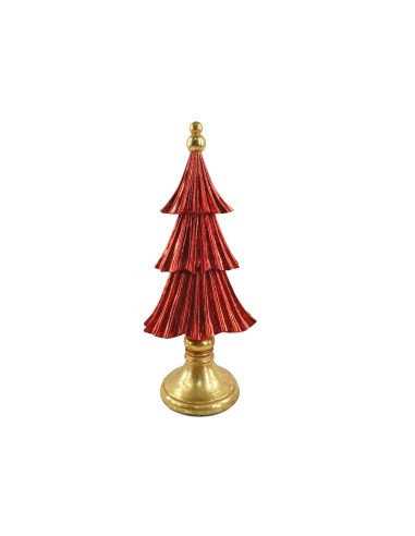 Albero rosso oro in poliresina 16×12×h.38cm...