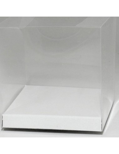 10 PZ Scatole Bomboniere Trasparenti PET PVC...