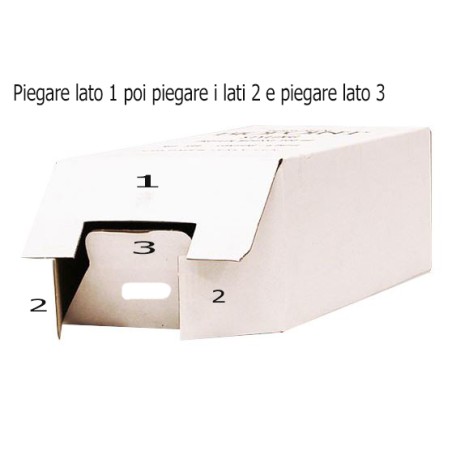 50 Pz Scatole bomboniere fondo coperchio 14x14x8 cm cartone bianco scatolina pieghevole portaconfetti fai da te