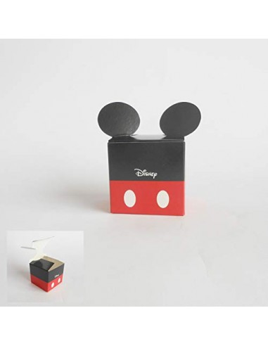 Bomboniera Scatola cubo Confetti Topolino Mikey Mouse Disney set 20 pz art 68053