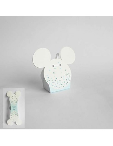 Bomboniera Scatola per Confetti Topolino Disney Celeste Set 20 pz Art 68048