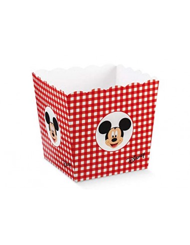 Scotton 10 PZ Minnie Disney Party Rosso Vaso per Confetti o Dolci 15x15x18 cm