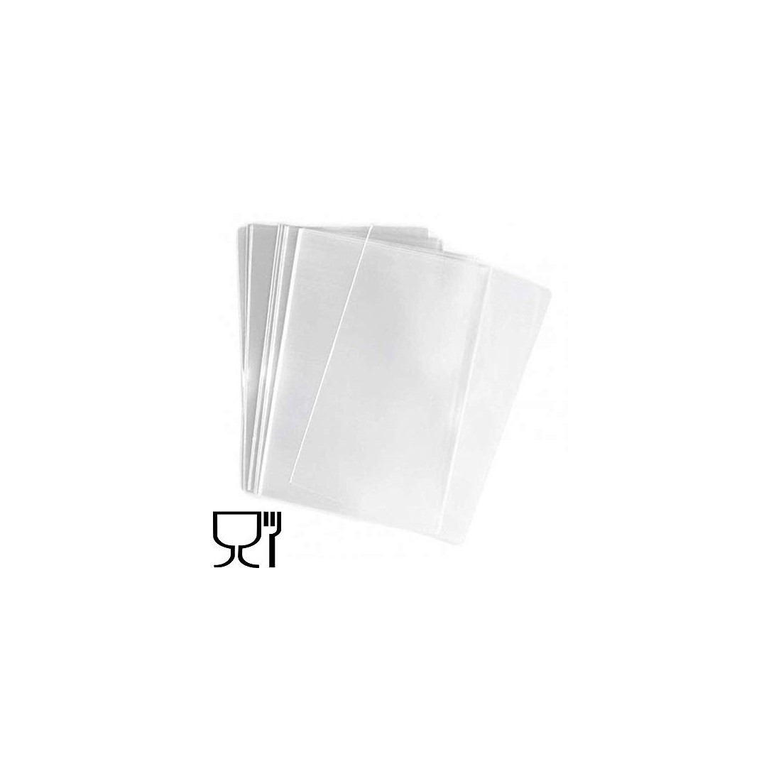 ADEPTNA - Buste trasparenti in cellophane di alta qualità, formato A4,  confezione da 100. : : Cancelleria e prodotti per ufficio